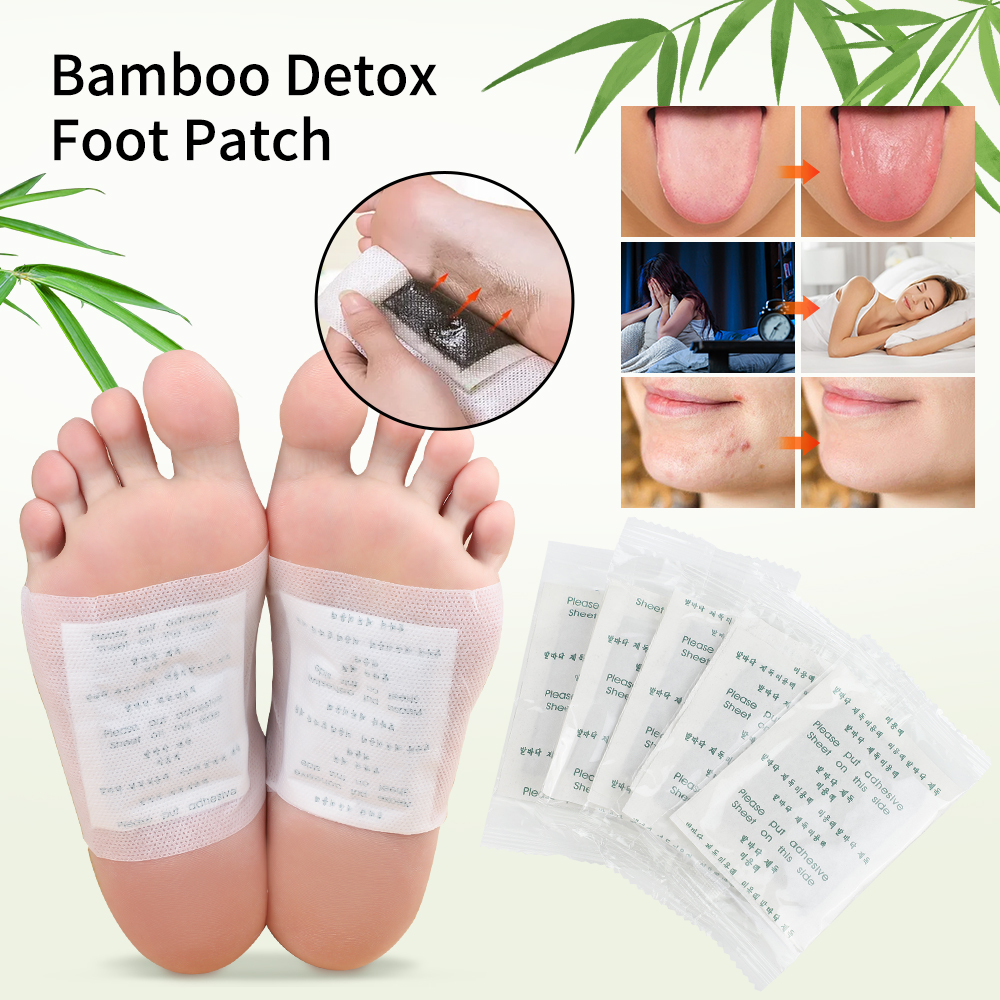 Detox Foot Patch - 100PCS Natural Detox Foot Bamboo Pads