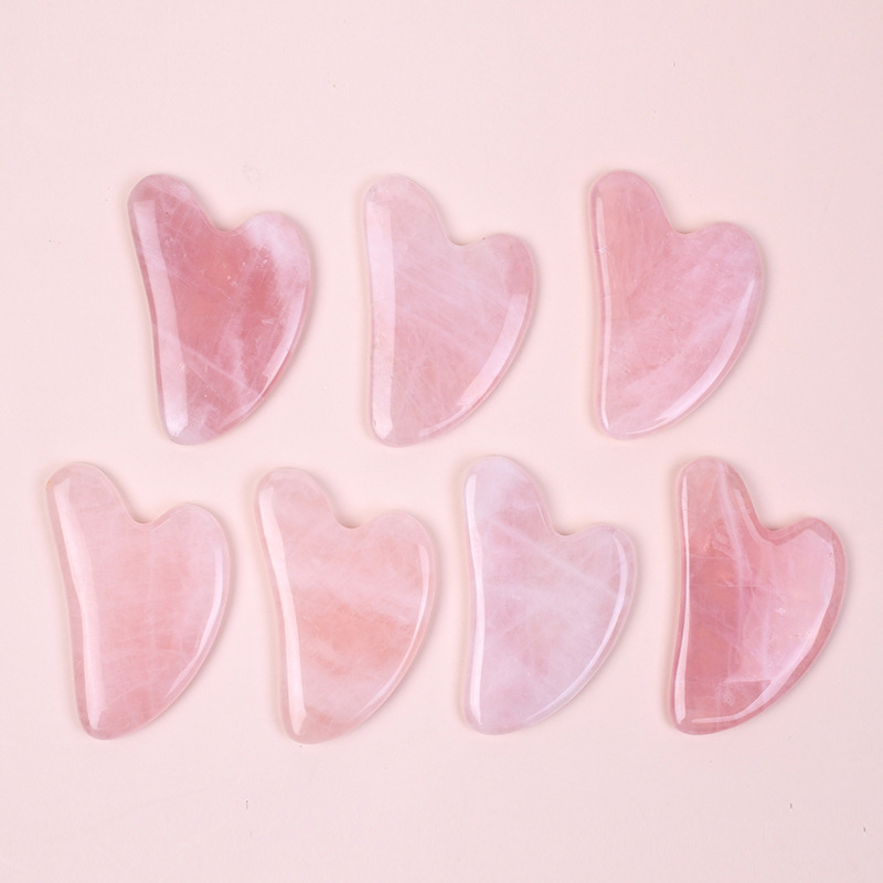 Jade Gua Sha Tool - Hot Selling A+Rose Quartz Gua Sha