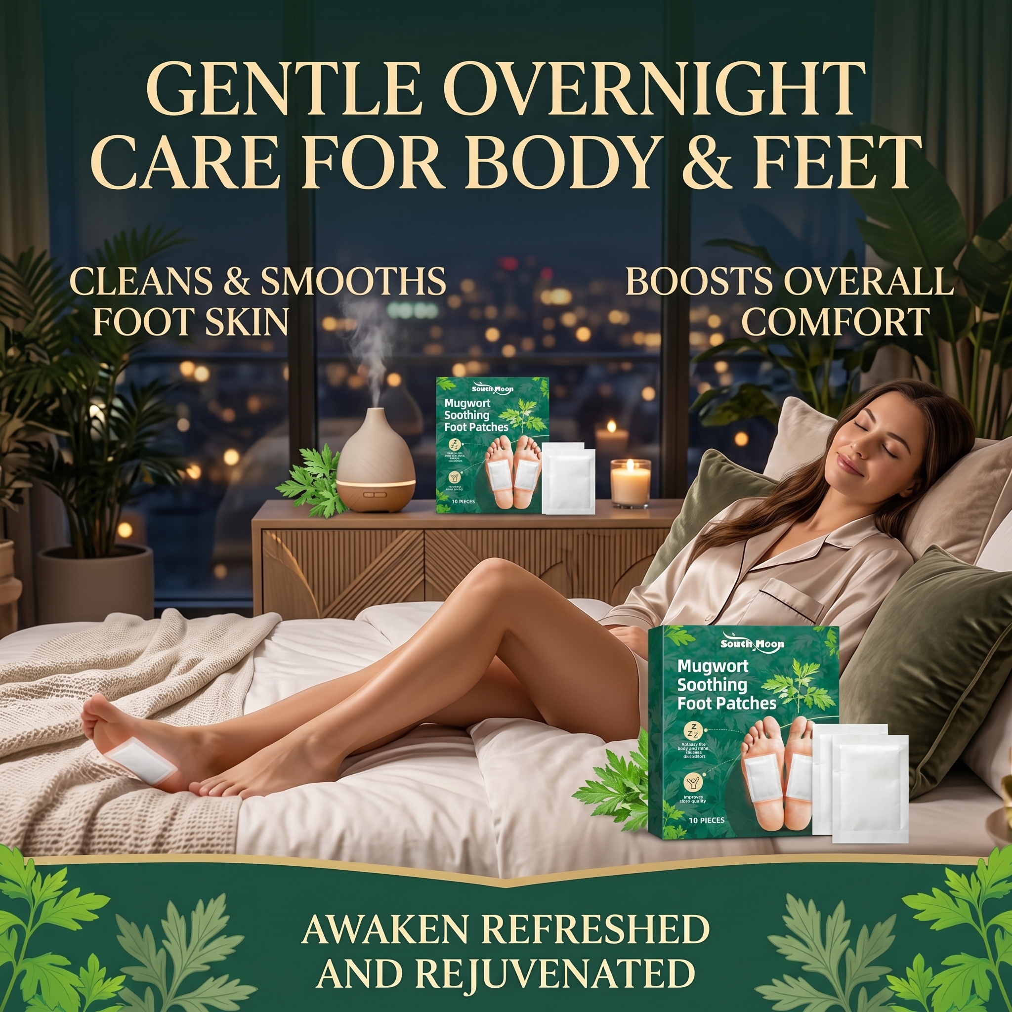 Detox Foot Patch - South Moon Mugwort Soothing Foot Patches
