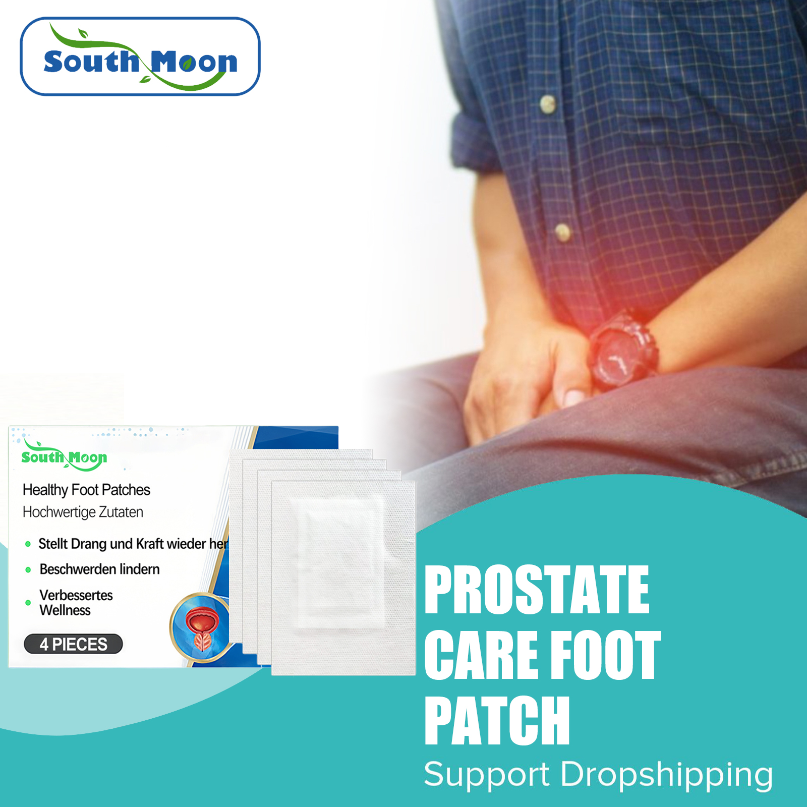 4/8/12pcs Prostate Detox Foof  - Detox Foot Patch บทวิจารณ์และราคา