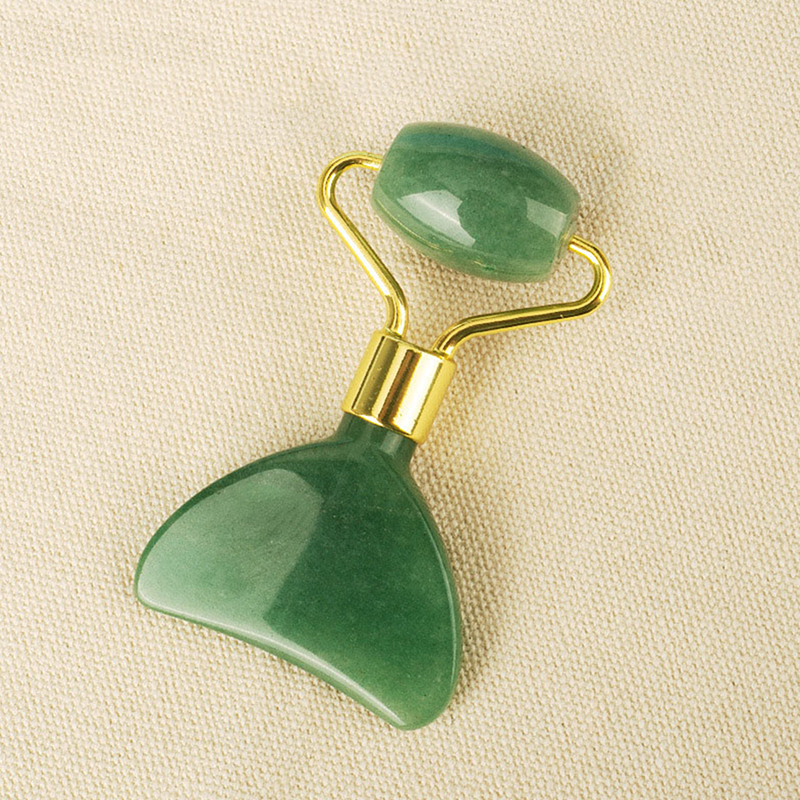 Double Head Crystal Jade Rolle - Jade Gua Sha Tool บทวิจารณ์และราคา