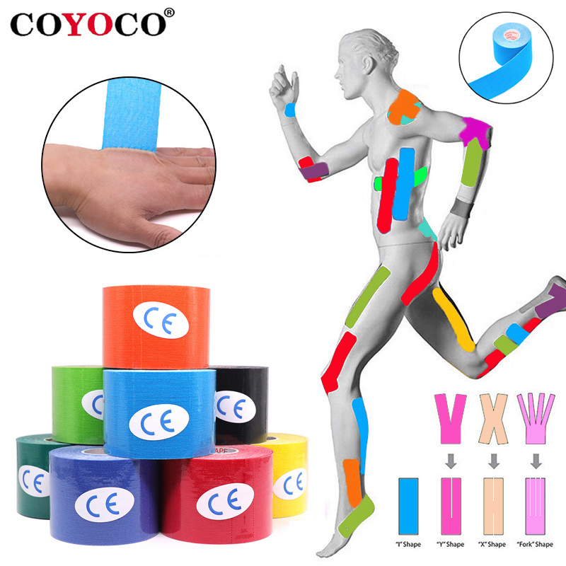 Width 2.5cm-10cm Kinesiology T - Sports Taping Precut บทวิจารณ์และราคา