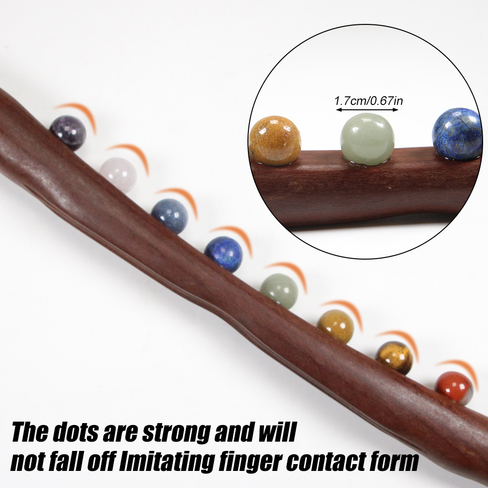 Wood Massage Stick 10 Jade Sto - Jade Gua Sha Tool บทวิจารณ์และราคา