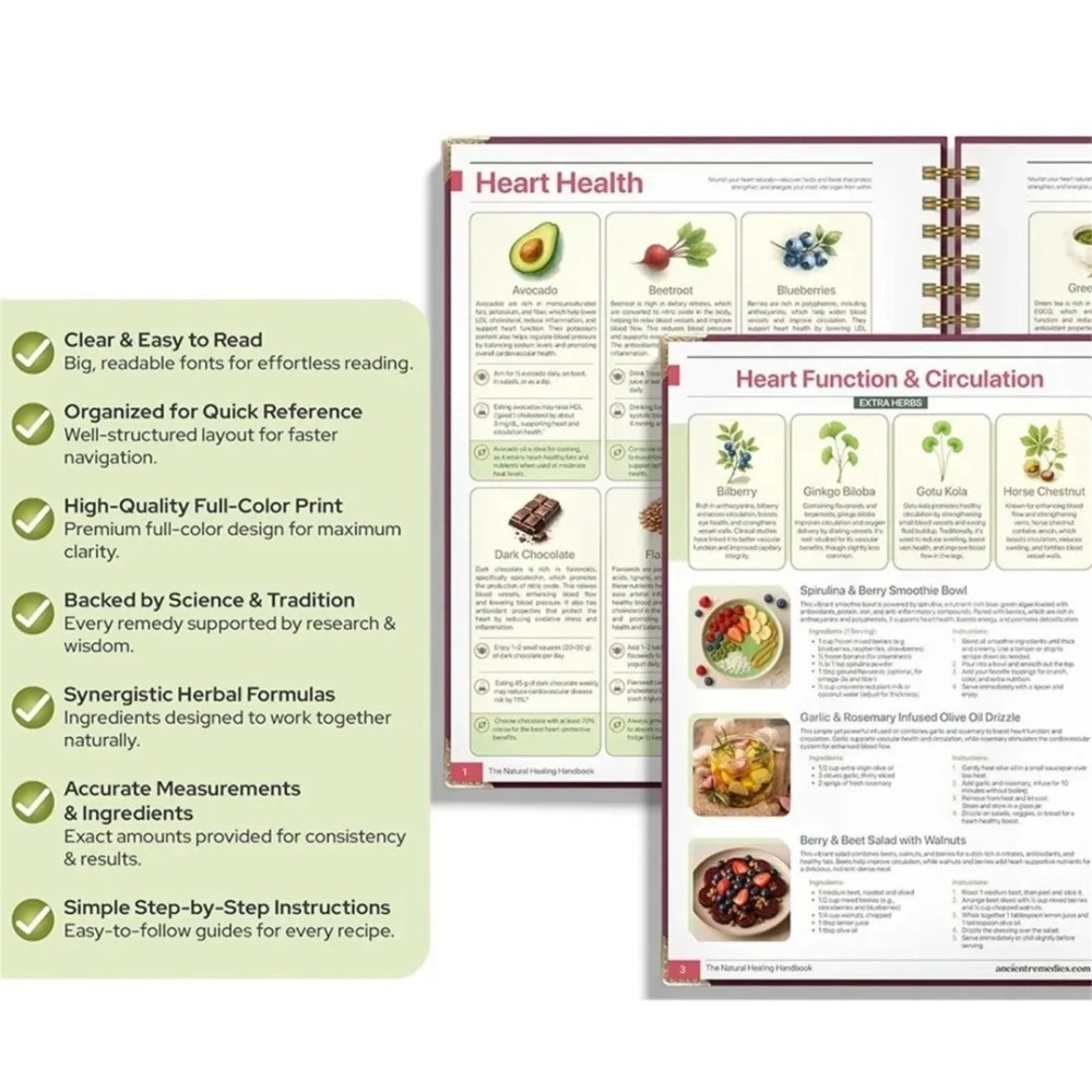 Natural Healing Handbook Spira - Holistic Health & Wellness บทวิจารณ์และราคา