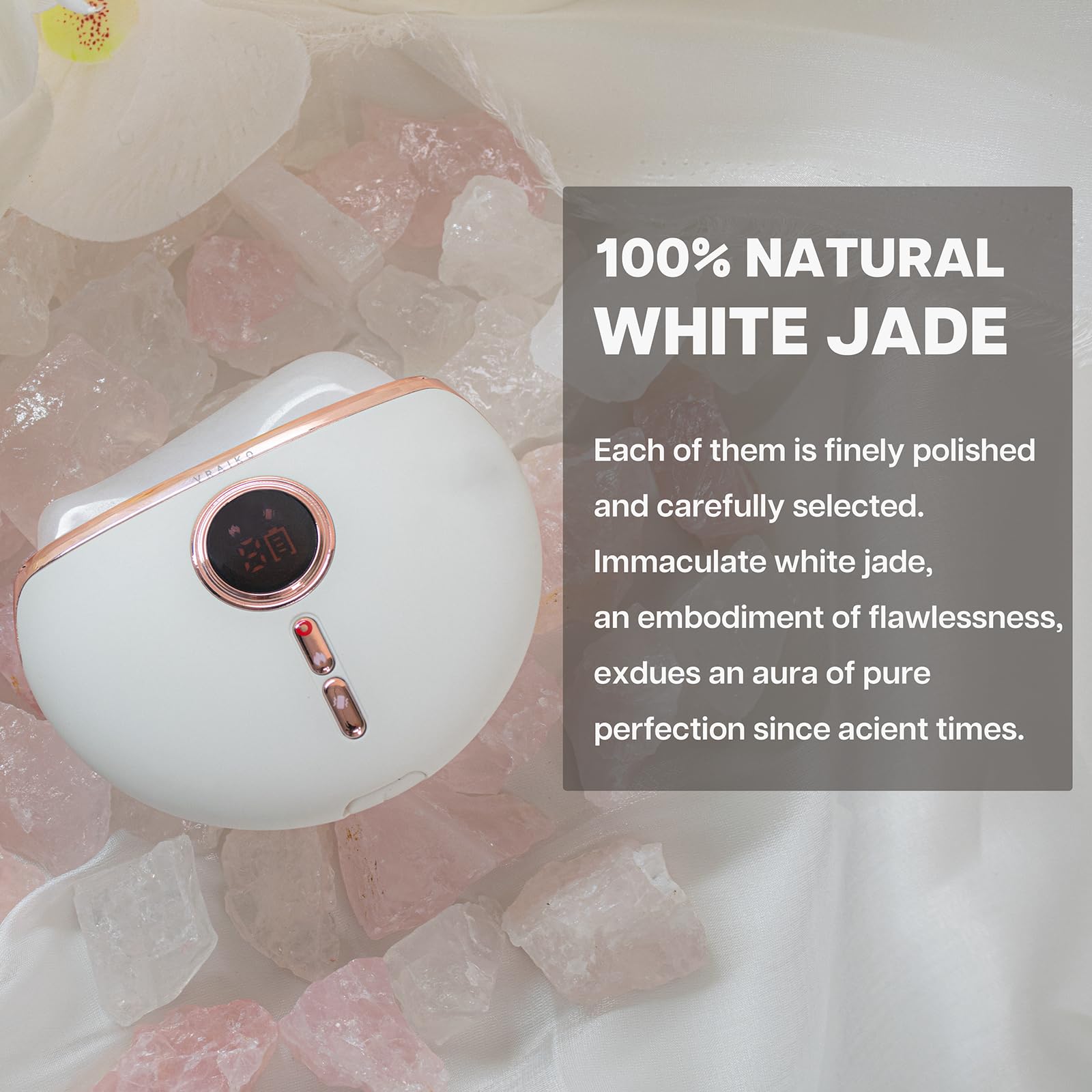 VRAIKO LED Gua Sha Device, Jad - Jade Gua Sha Tool บทวิจารณ์และราคา
