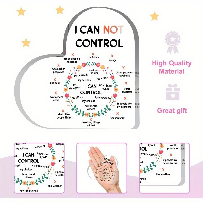 Anxiety Relief Acrylic Sign, M - Therapy Health And Wellness บทวิจารณ์และราคา