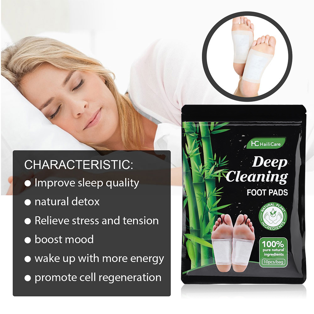 10pcs Mugwort Bamboo Charcoal  - Detox Foot Patch บทวิจารณ์และราคา