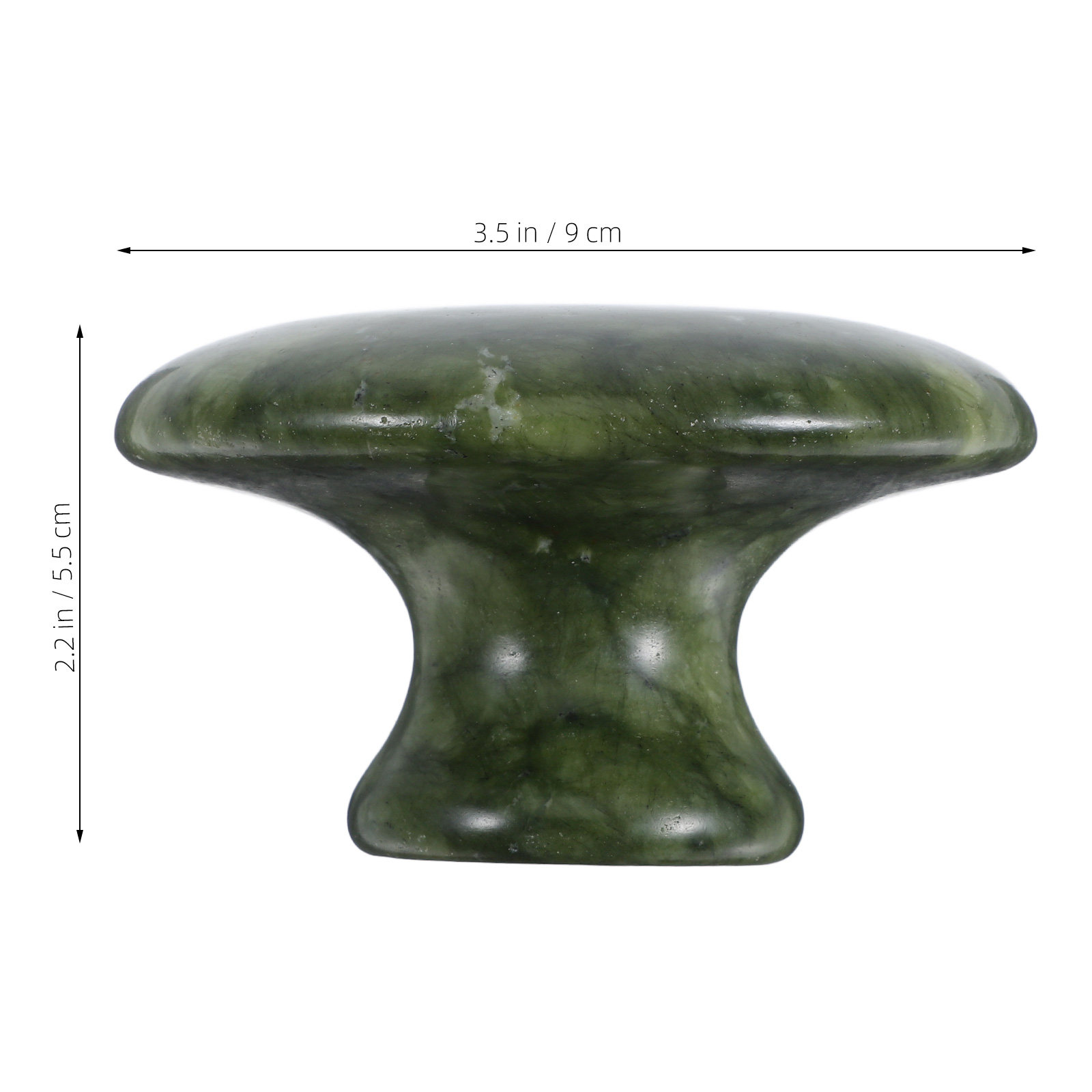 Mushroom Head Massage Stone Xi - Jade Gua Sha Tool บทวิจารณ์และราคา