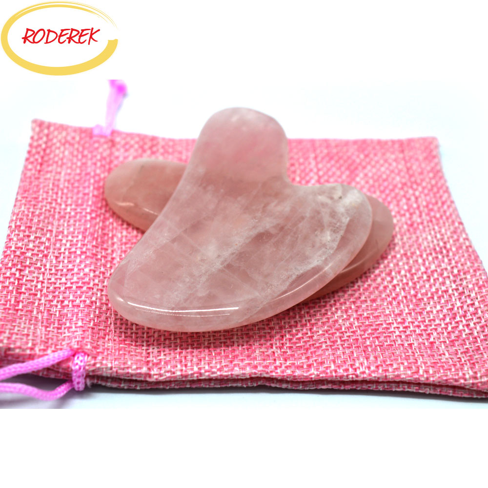 Jade Guasha Plate Natural Rose - Jade Gua Sha Tool บทวิจารณ์และราคา
