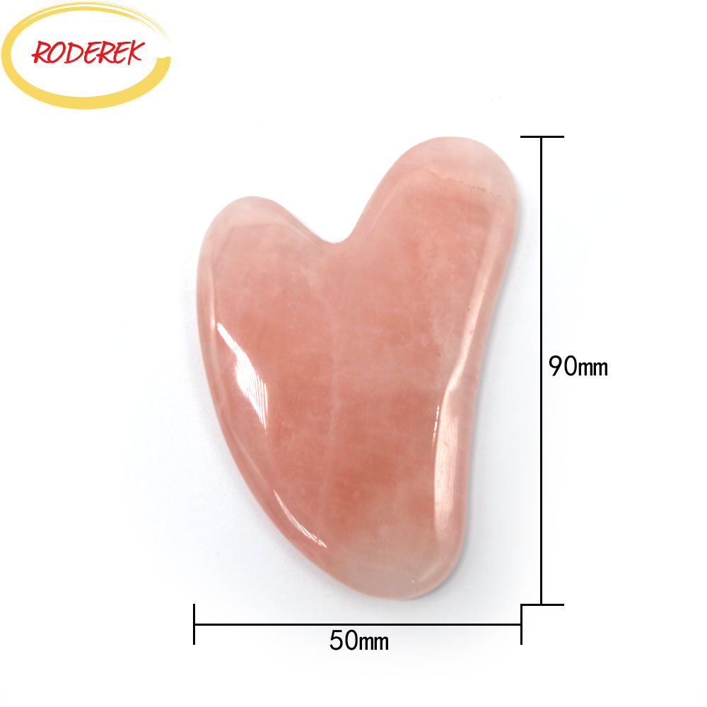 Jade Guasha Plate Natural Rose - Jade Gua Sha Tool บทวิจารณ์และราคา