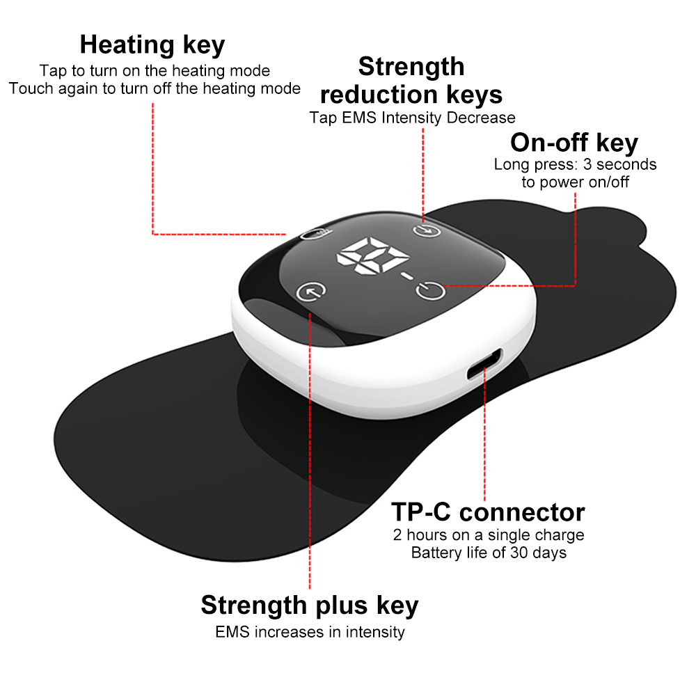 Wireless Ems Muscle Stimulator - Tens Pain Relief Unit บทวิจารณ์และราคา