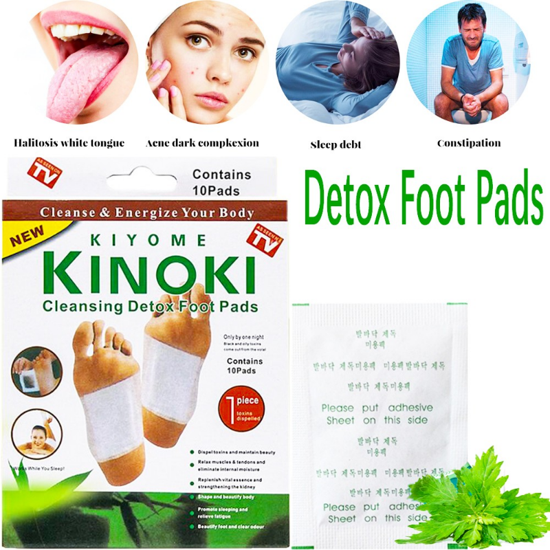 Korea Kinoki Natural Herbal De - Detox Foot Patch บทวิจารณ์และราคา