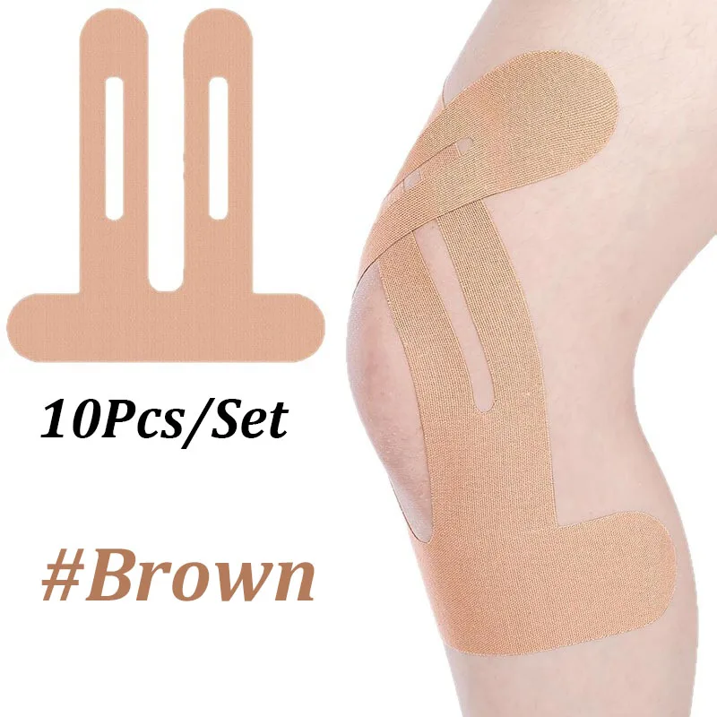 10PCS Precut Kinesiology Tape  - Sports Taping Precut บทวิจารณ์และราคา