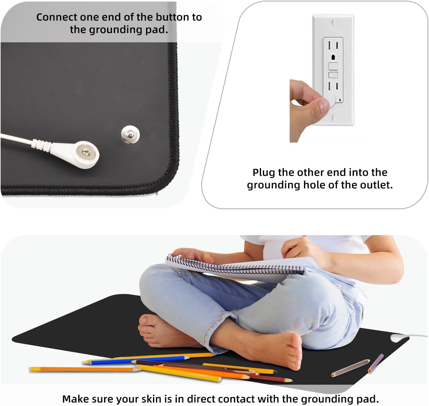 40X60CM Grounding Mat With Gro - Therapy Health And Wellness บทวิจารณ์และราคา