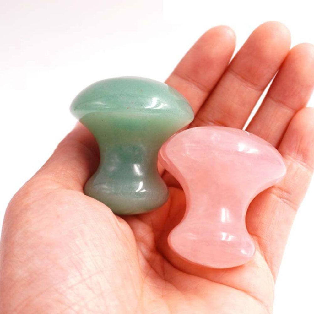 Slimming Tools Mushroom Shape  - Jade Gua Sha Tool บทวิจารณ์และราคา