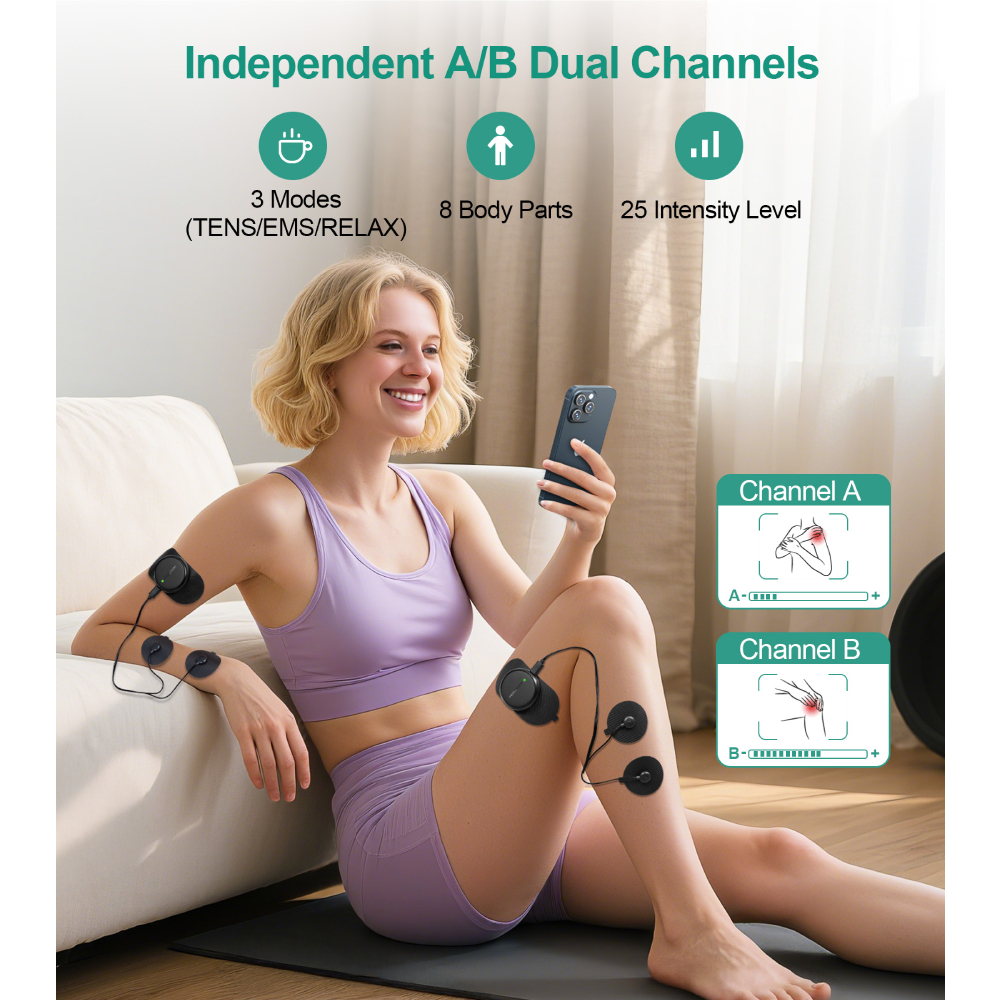 3-in-1 TENS EMS Unit Wireless, - Tens Pain Relief Unit บทวิจารณ์และราคา