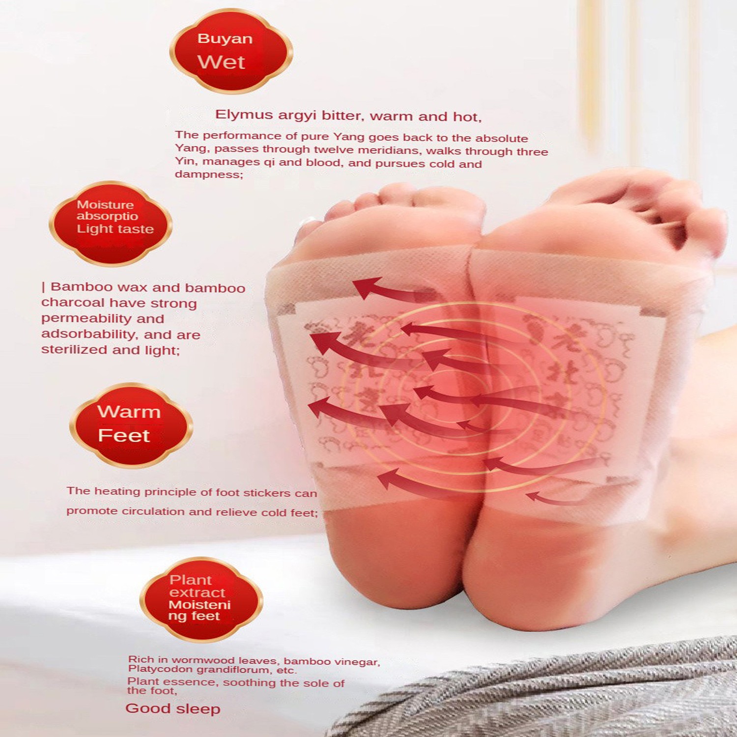 50pcs Pads+50pcs Detox Foot Pa - Detox Foot Patch บทวิจารณ์และราคา