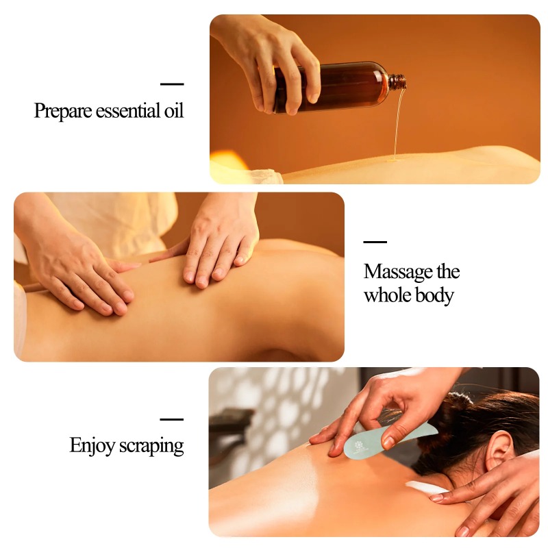 Gua Sha Face Massager Guasha T - Jade Gua Sha Tool บทวิจารณ์และราคา