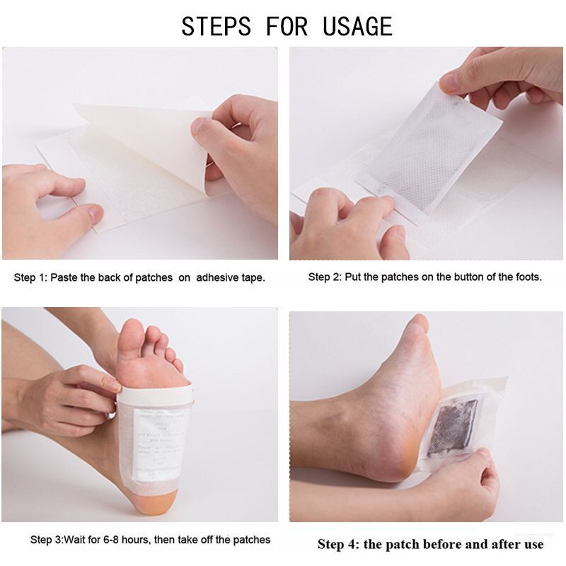 100pcs/lot Detox Foot Patch Ba - Detox Foot Patch บทวิจารณ์และราคา