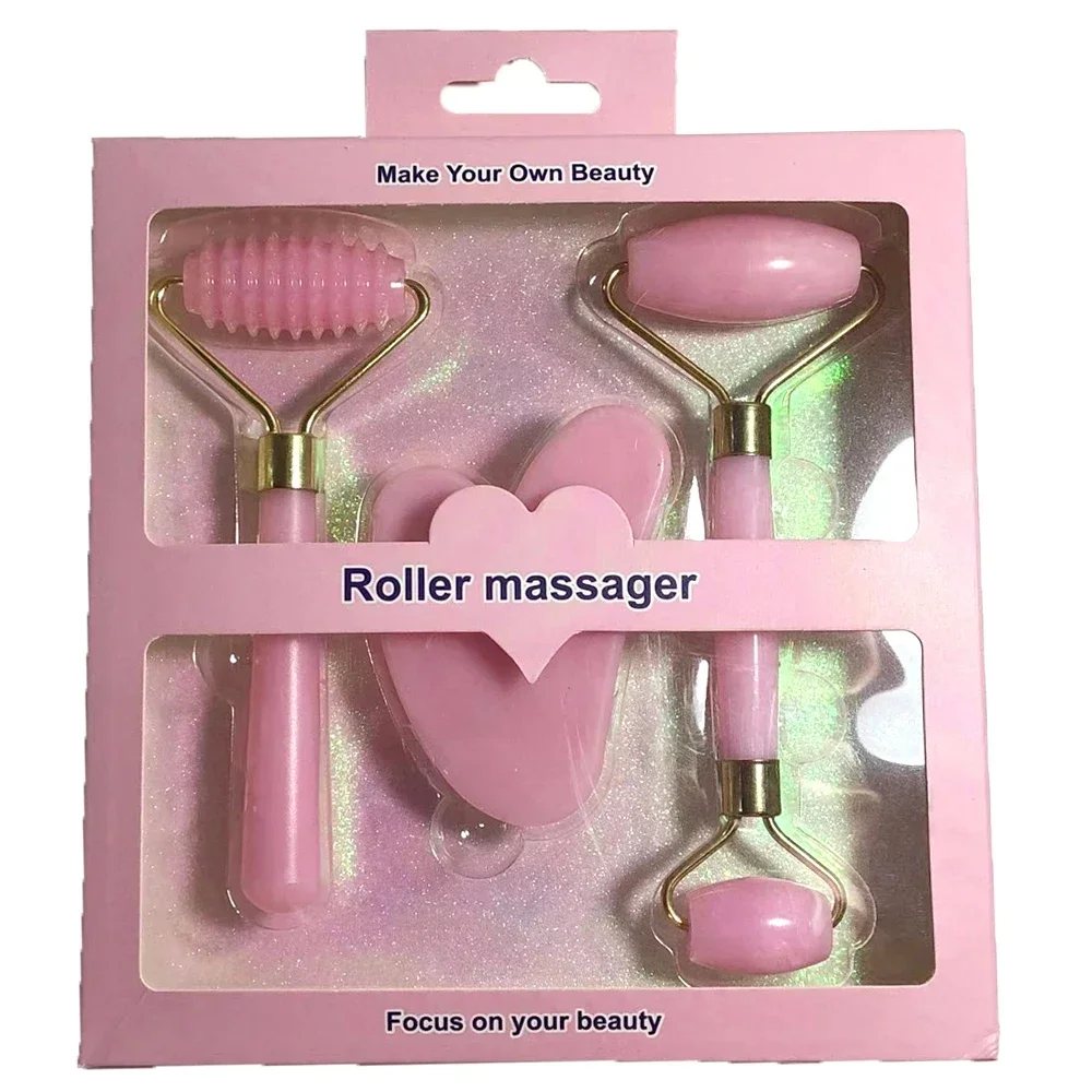 Resin Roller Massager for Face - Jade Gua Sha Tool บทวิจารณ์และราคา