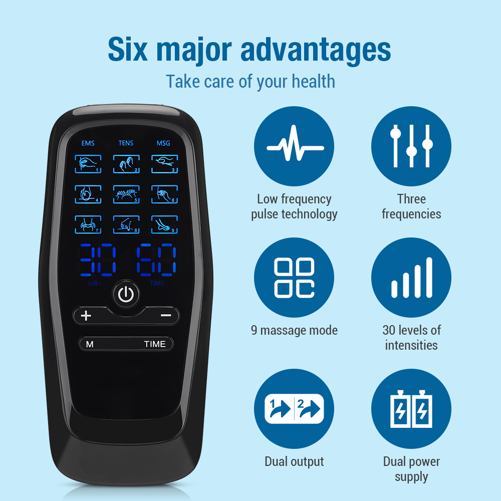 EMS Muscle Electrostimulator T - Tens Pain Relief Unit บทวิจารณ์และราคา