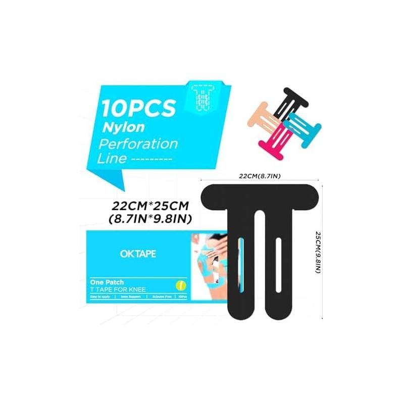 10Pcs Pre-Cut Knee Kinesiology - Sports Taping Precut บทวิจารณ์และราคา