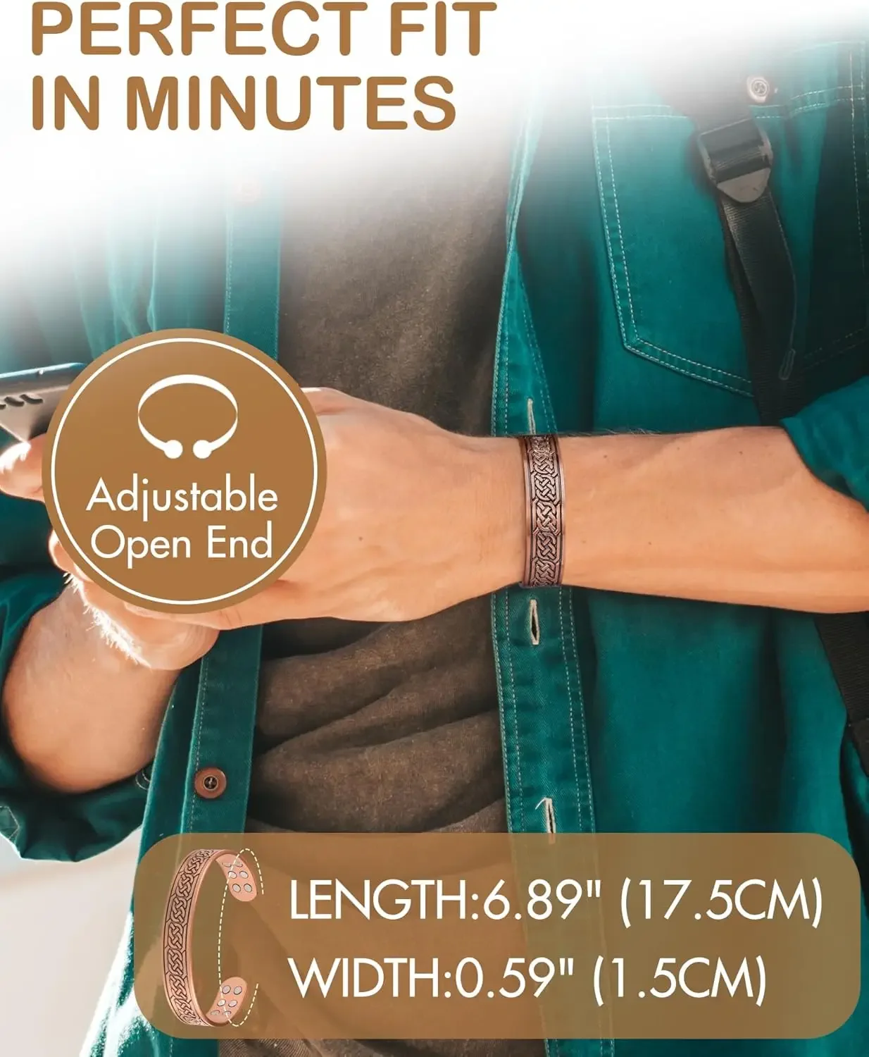 ARADOO Vintage Pure Copper Mag - Therapy Health And Wellness บทวิจารณ์และราคา