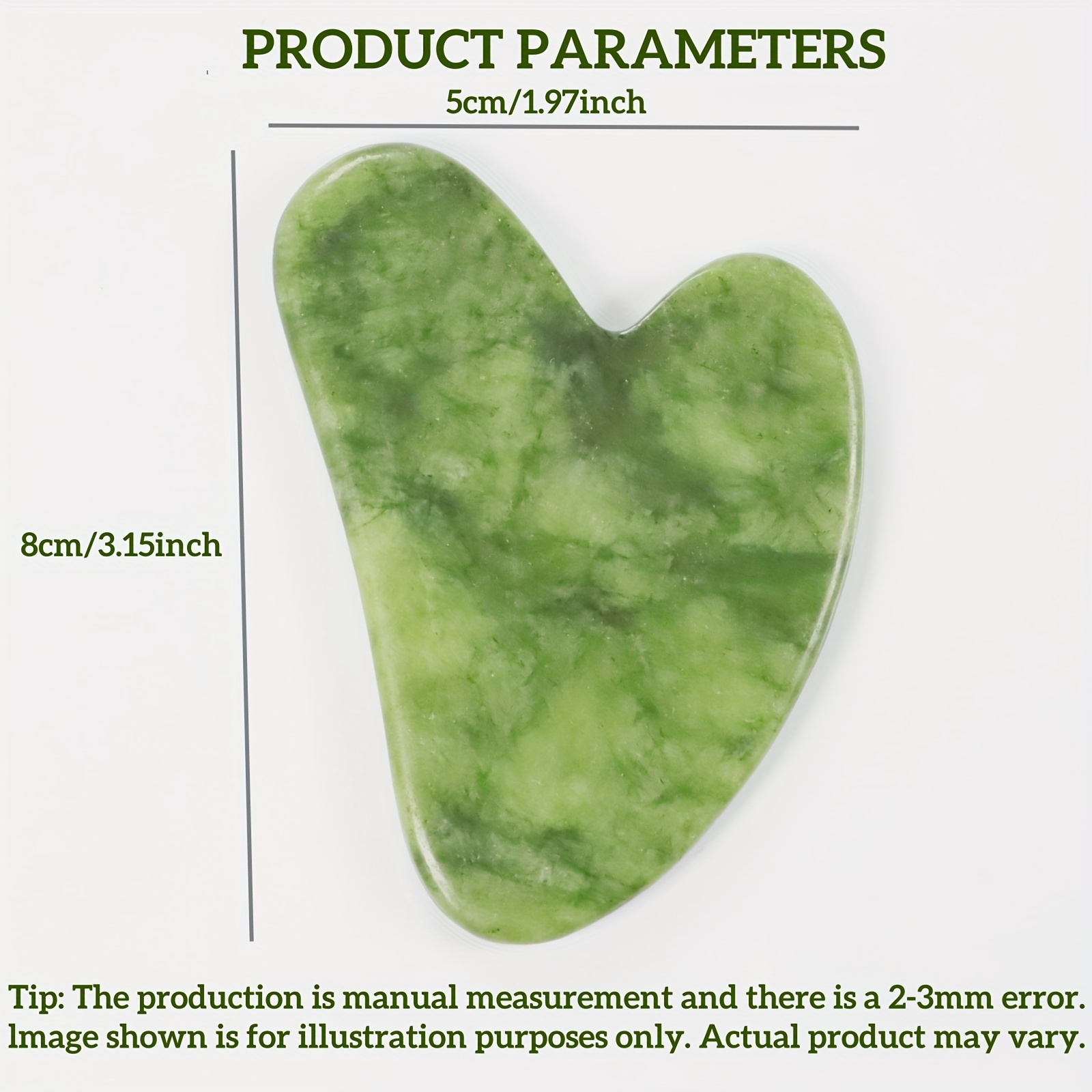 Facial Gua Sha Tool Jade Guash - Jade Gua Sha Tool บทวิจารณ์และราคา