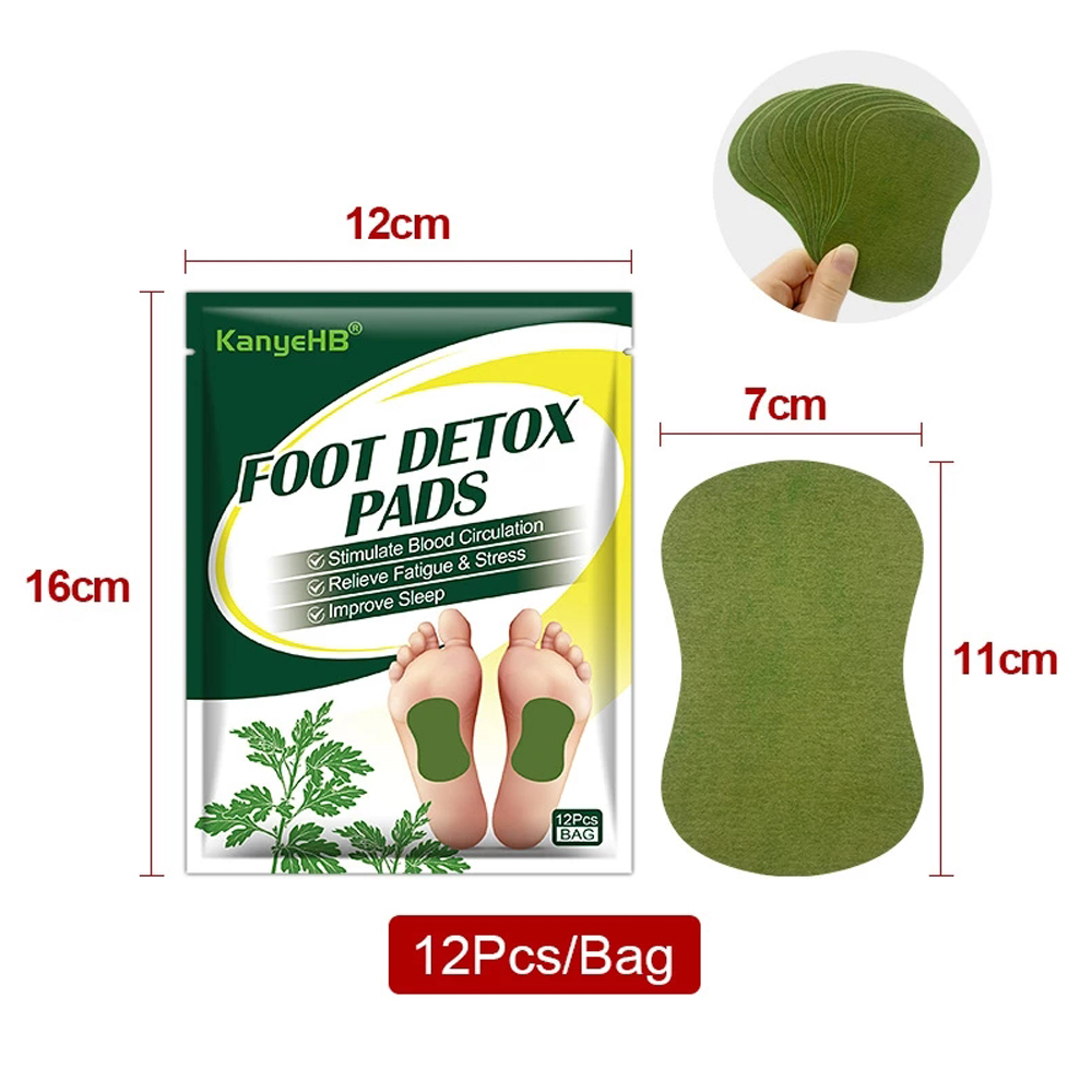 Detox Foot Patches Pads 12/24P - Detox Foot Patch บทวิจารณ์และราคา