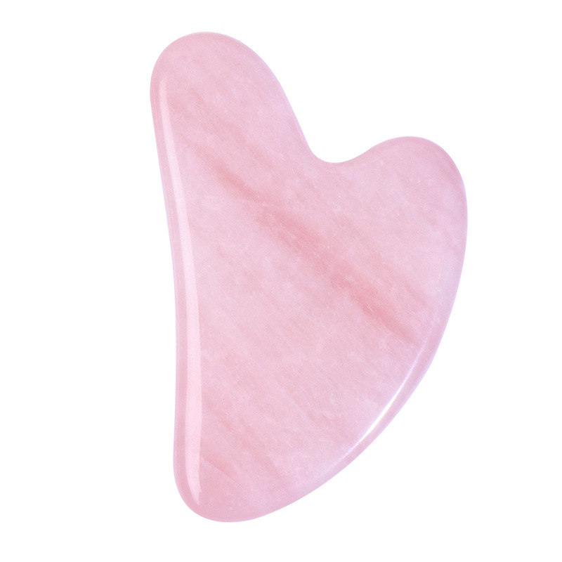 Hot Selling A+Rose Quartz Gua  - Jade Gua Sha Tool บทวิจารณ์และราคา