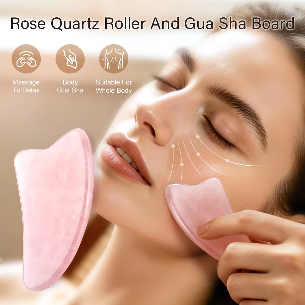 Natural Jade Stone Massage for - Jade Gua Sha Tool บทวิจารณ์และราคา