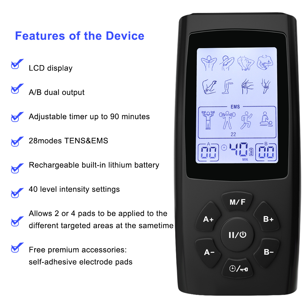 40 Levels Electric Tens Electr - Tens Pain Relief Unit บทวิจารณ์และราคา