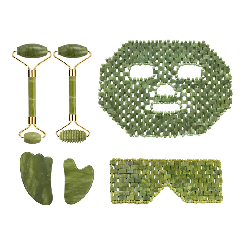 Natural Xiuyan Jade Facial Mas - Jade Gua Sha Tool บทวิจารณ์และราคา