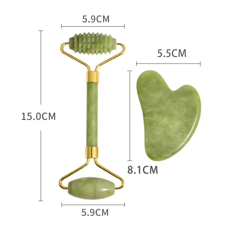 Natural Xiuyan Jade Facial Mas - Jade Gua Sha Tool บทวิจารณ์และราคา