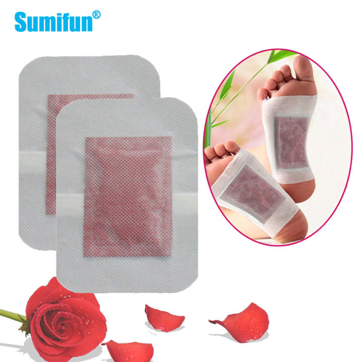 10pcs Herbal Rose Foot Detox P - Detox Foot Patch บทวิจารณ์และราคา