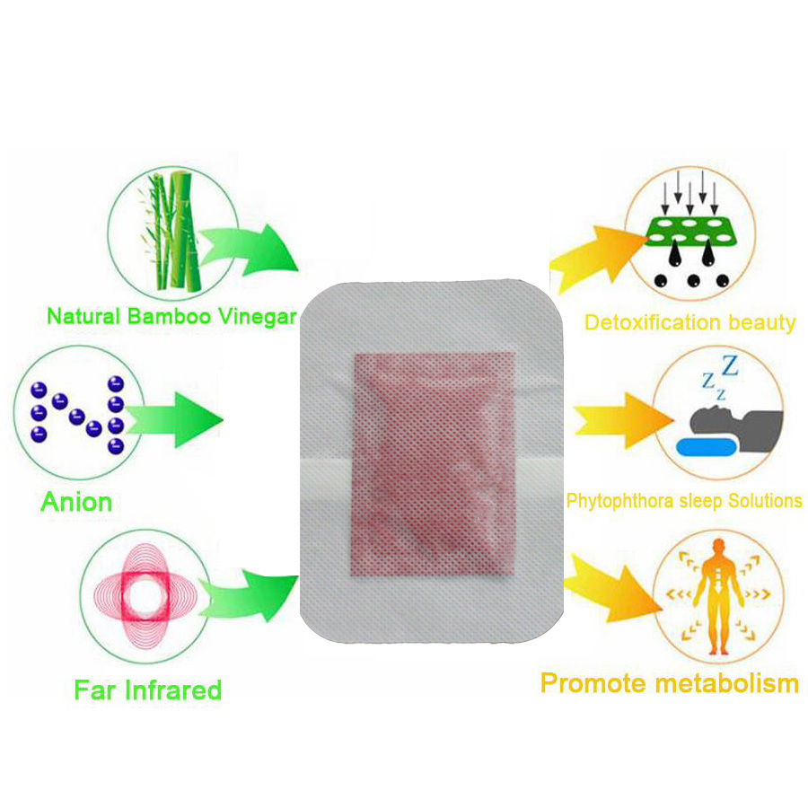 10pcs Herbal Rose Foot Detox P - Detox Foot Patch บทวิจารณ์และราคา