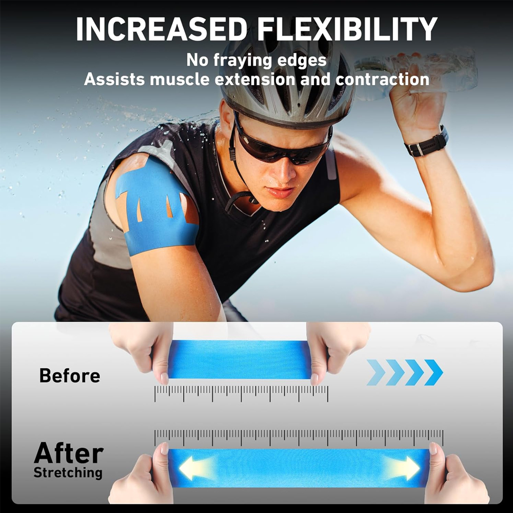 10PCS Precut Kinesiology Tape  - Sports Taping Precut บทวิจารณ์และราคา